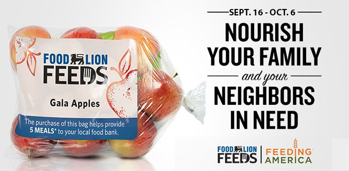 Food Lion Feeds Launches Specially-Marked Bagged Apples to Help Provide 1  Million Meals to Families in Need - Perishable News